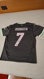 Maglia Morata AC Milan autografata 