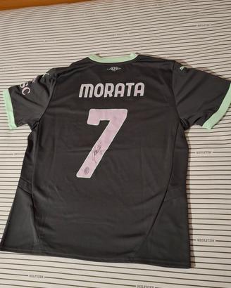 Maglia Morata AC Milan autografata 