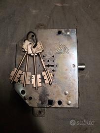 serratura  cr a doppia mappa 2155/28  DX