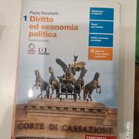 libro DIRITTO ED ECONOMIA POLITICA 1