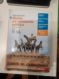 libro DIRITTO ED ECONOMIA POLITICA 1