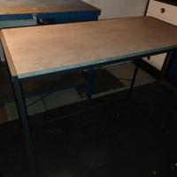 Scrivania Fyrk - Tavolo Colore Cemento 100 x 45 cm