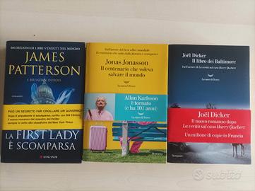 libri Dicker + Jonasson + Patterson
