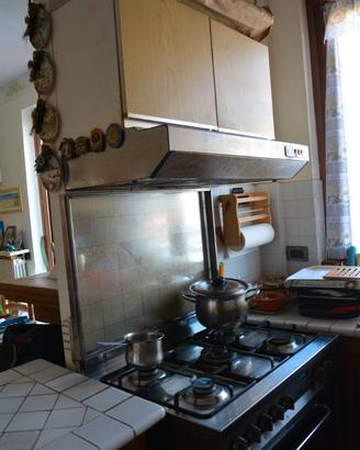 cucina economia ARISTON in acciaio inox a 5 fuochi