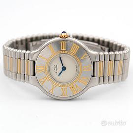 Orologio Cartier 21 Must Ref: 1330 Quarzo Full Set