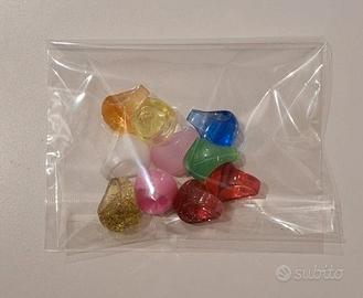 N. 10 pezzi Anello circolare in plastica