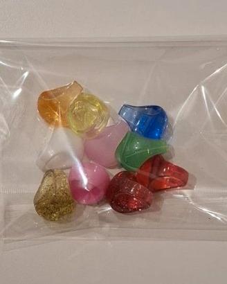 N. 10 pezzi Anello circolare in plastica