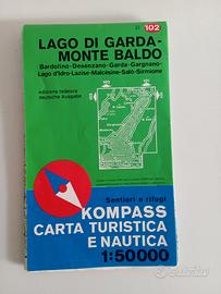 Cartina Lago di Garda – Monte Baldo