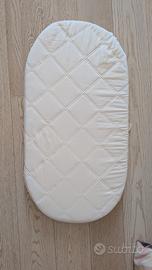 Materasso per neonati bordi smussati 80x40x7 cm