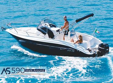 AS Marine 590 walk around package Honda 2026