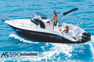 AS Marine 590 walk around package Honda 2026