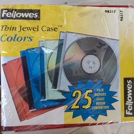 Confezione sigillata di custodie slim CD / DVD