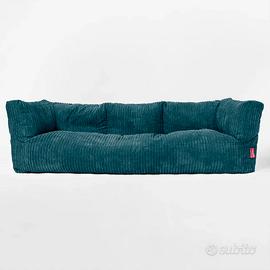 Divano 3 posti pouf