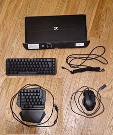 Kit Gaming PC Tastiera Fnatic, Mouse e Tastierino