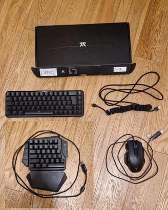 Kit Gaming PC Tastiera Fnatic, Mouse e Tastierino