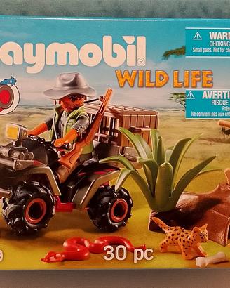 Playmobil 6939 bracconiere con quad