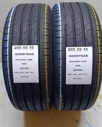 2 GOMME 205 55 16 GOODYEAR 2025 RIF4636