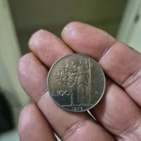 monete da collezione 100 lire del 1973 
