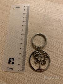 Portachiave ciondolo in metallo Albero della vita