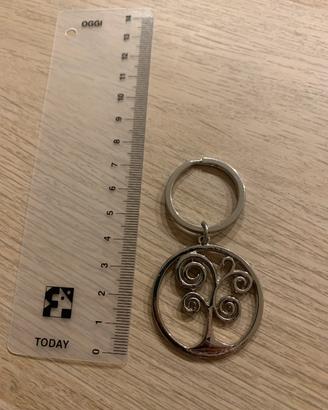 Portachiave ciondolo in metallo Albero della vita