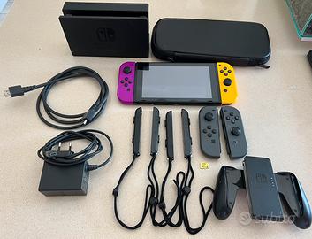 Nintendo Switch 1  +2 Joycon +Micro SD 256gb
