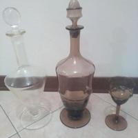 Bottiglie vino di vetro inizio secolo scorso