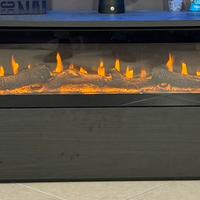 Mobile tv con camino finto