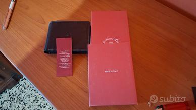 Portafoglio artigianale in pelle Luciano Polini