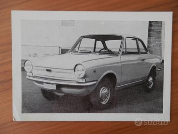 Fiat 850 Vignale - depliant / cartolina - 1964
