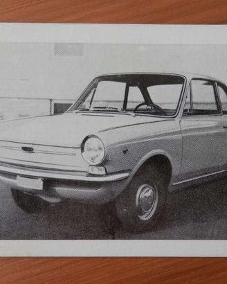 Fiat 850 Vignale - depliant / cartolina - 1964
