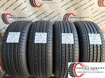 4 PNEUMATICI 225/60 R17 RIKEN ESTIVE SEMINUOVE