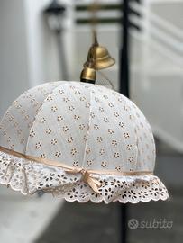 Lampadario tessuto