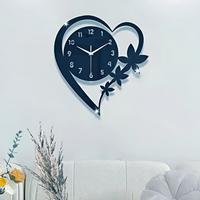 Orologio a muro “Cuore” color blu oceano