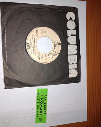 Nomadi vinile 45" Ala bianca" +inner jubox 