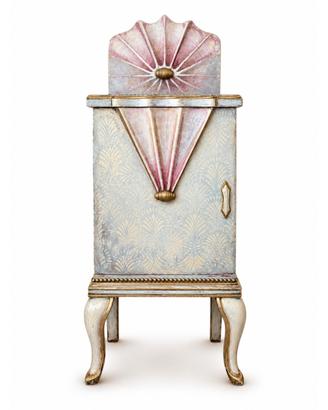 Comodino Vintage Art Noveau Conchiglia Mare Perla