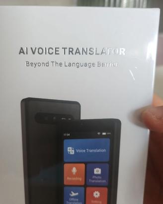 Traduttore con AI  e fotocamera