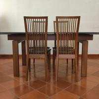 TAVOLO ALLUNGABILE LEVANTE CALLIGARIS E 4 SEDIE