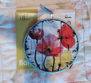 sottopentola in ceramica decorata 