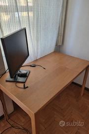 Scrivania in legno 120x70 cm – pari al nuovo