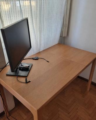 Scrivania in legno 120x70 cm – pari al nuovo