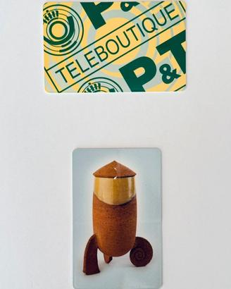 Lotto 2 schede telefoniche Lussemburgo P&T