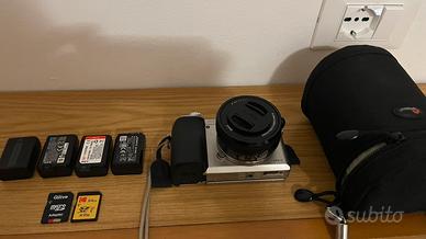 Sony Alpha 6000+ Obiettivo 16-50mm+ Kit accessori