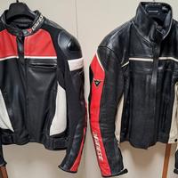 giacca pelle moto Dainese