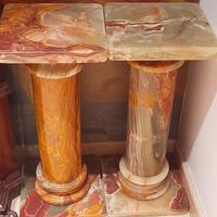 2 colonne marmo onice