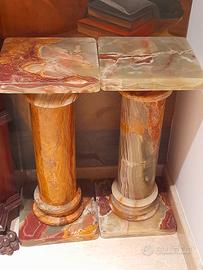 2 colonne marmo onice