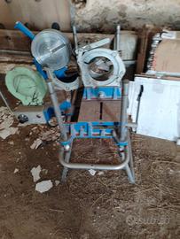 saldatrice a banco tubi di scarico tipo geberit