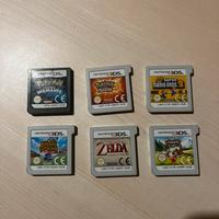 Lotto giochi 3ds e ds - pokemon zelda mario