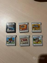 Lotto giochi 3ds e ds - pokemon zelda mario