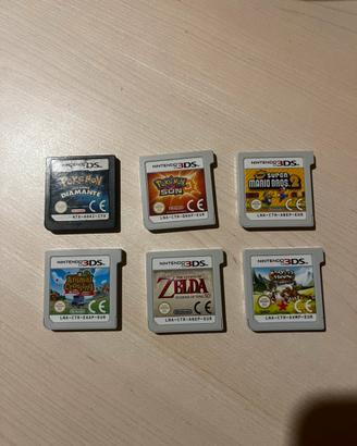 Lotto giochi 3ds e ds - pokemon zelda mario