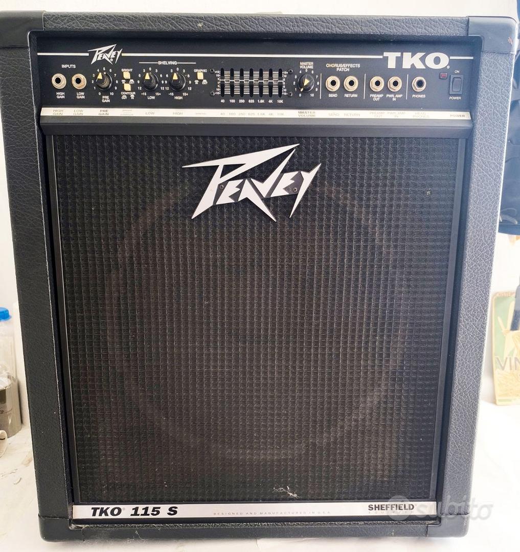 AMPLIFICATORE BASSO PEAVEY TKO BASS AMP 115 S 25,3 - Strumenti